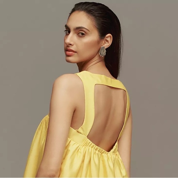 ANTHROPOLOGIE Pinnacle by Shruti Sancheti Square Neck Babydoll Maxi Dress XS NWT - Picture 5 of 13